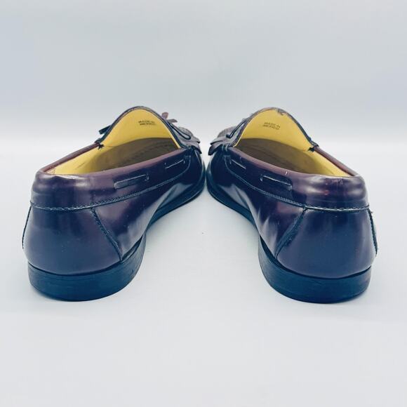 Cole Haan Men’s Tassel Loafers in Burgundy Leather main image 7